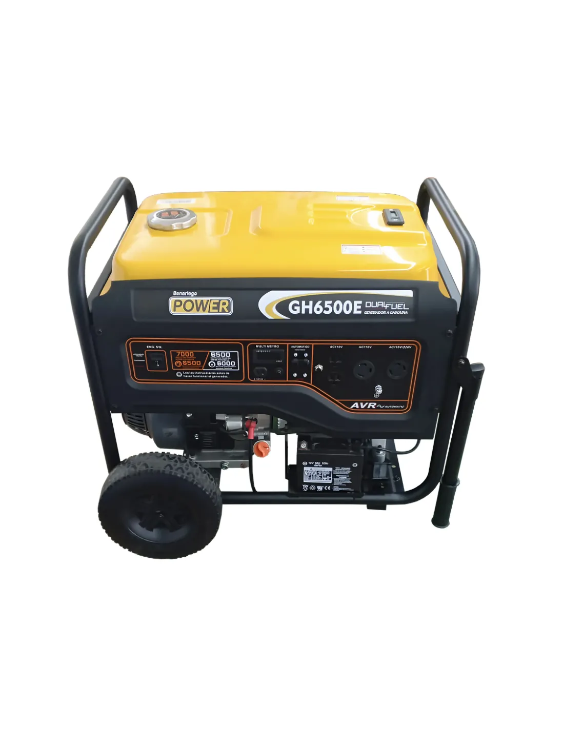 GENERADOR DUAL GASOLINA/GLP 7000W