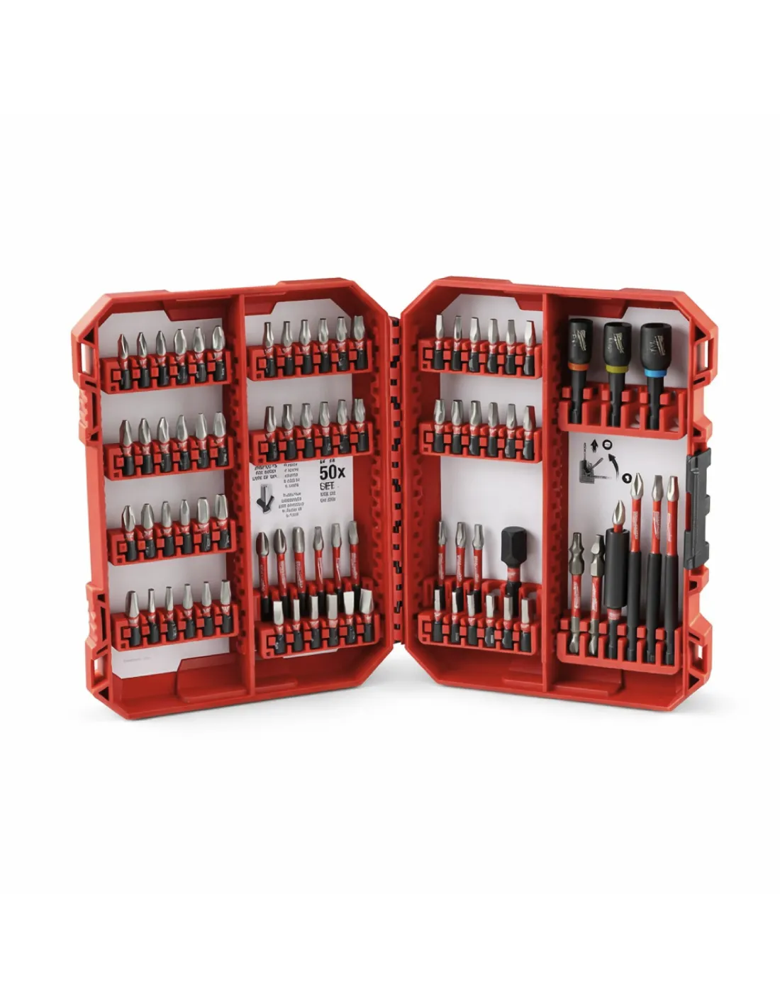 SET DE PUNTAS PARA DESTORNILLADOR 80PZ MILWAUKEE