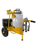 ORDEÑADORA MOVIL 1 PUESTO CON BOMBA DE VACIO 450L
