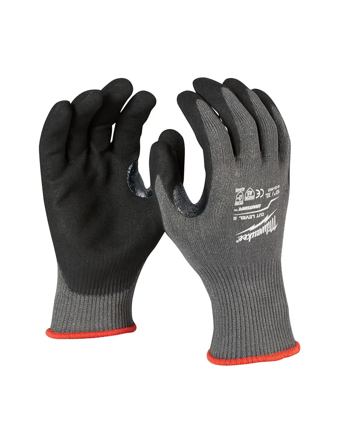 GUANTES DE NITRILO PARA IMPACTO MILWAUKEE TALLA L