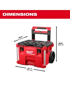 CAJA DE HERRAMIENTAS CON RUEDA  CAP 250LB MILWAUKEE 2