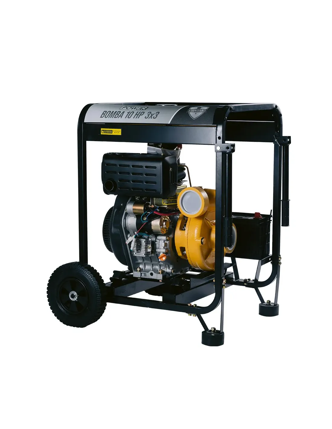 MOTOBOMBA 10 HP STANDARD DIESEL 3X3