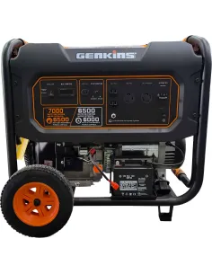 GENERADOR DUAL, GENKIN GASOLINA/GLP 7000W, 110/220V MODELO GF6500E